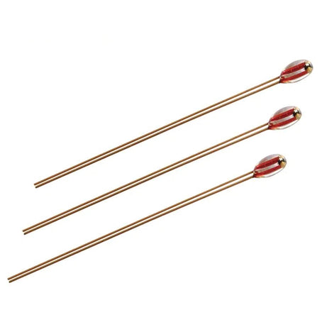 MF51 Series Glass-sealed Temperature Measurement NTC Thermistor with Transparent Sleeve